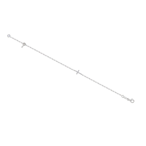 Thread Of Faith Bracelet - Silver