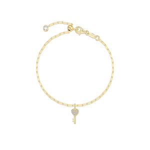 Key To Forever Bracelet - Gold