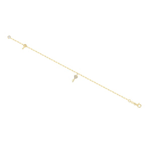 Key To Forever Bracelet - Gold