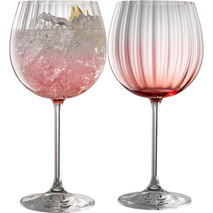 Erne Gin & Tonic Glass Set of 2 - Blush