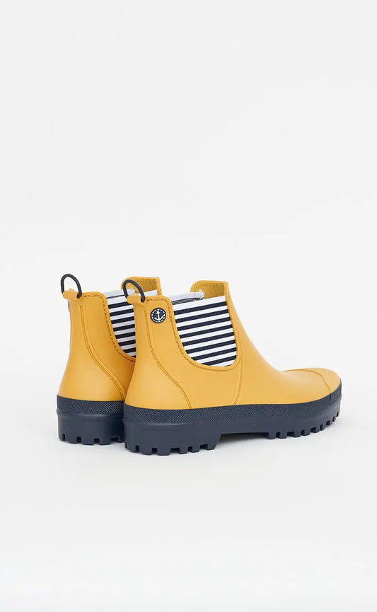 Ladies Waterproof Rain Boots - Yellow