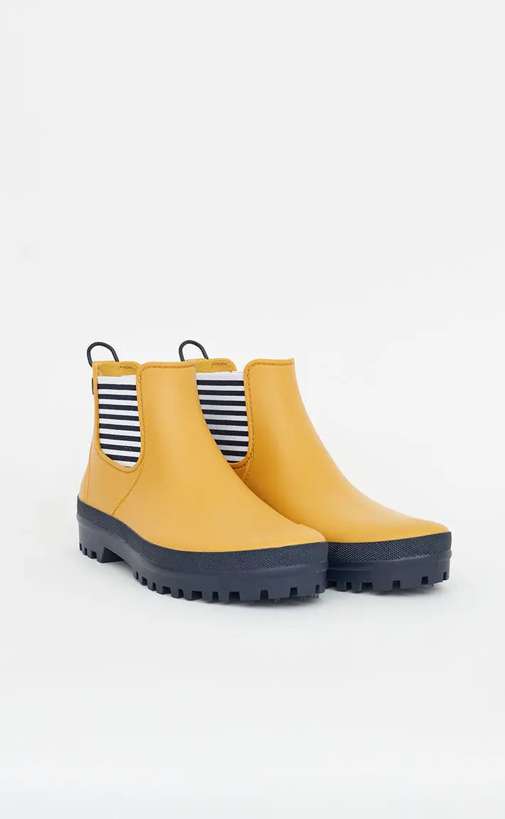 Ladies Waterproof Rain Boots - Yellow