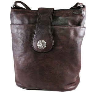 Torc Celtic Knot Leather Bag - Black