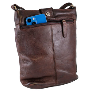 Torc Celtic Knot Leather Bag - Black