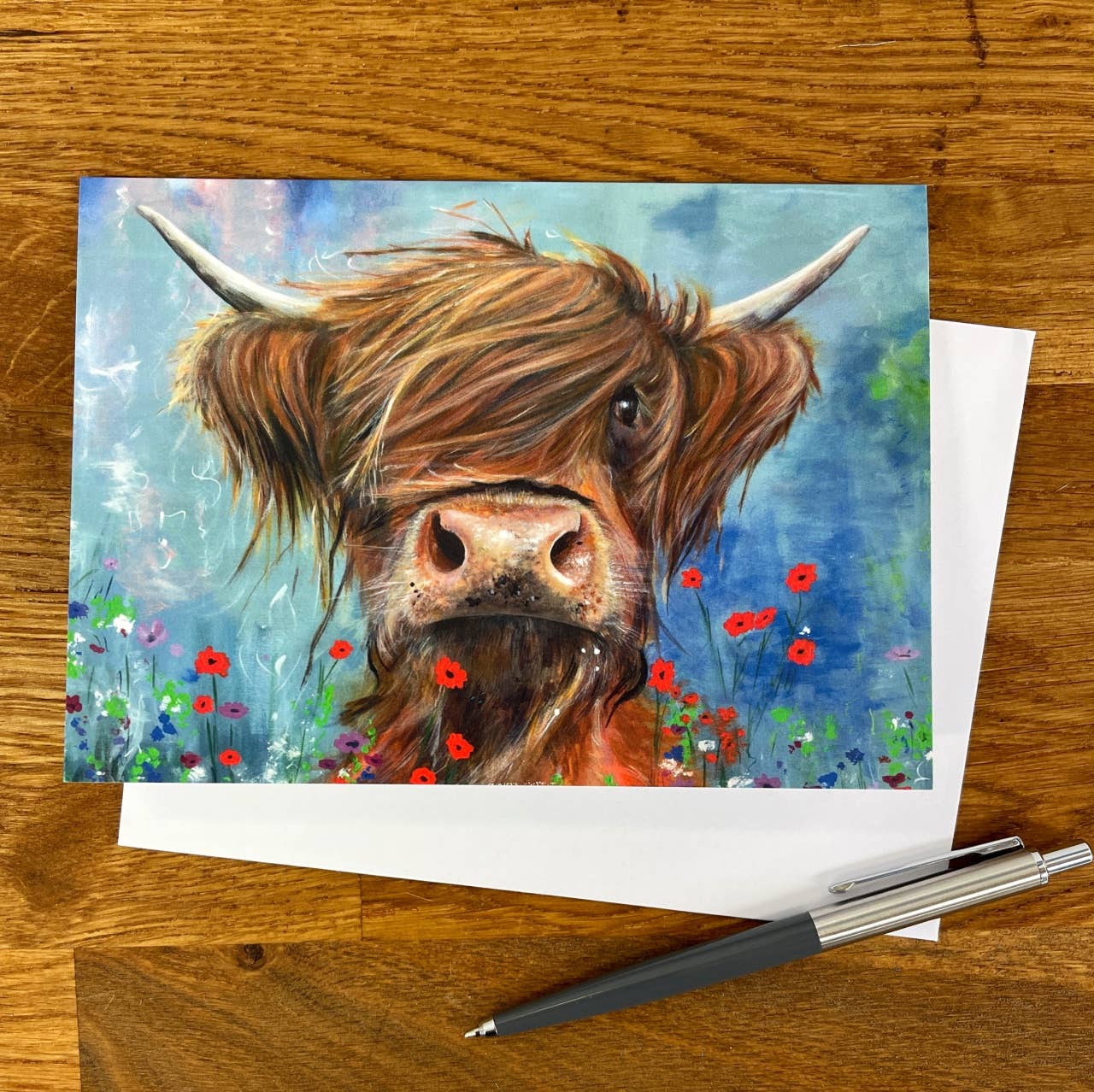 Bruce Highland Coo Greeting Card