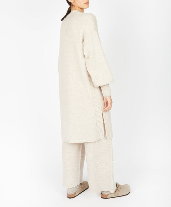 Raven Jersey Cardigan - Bone