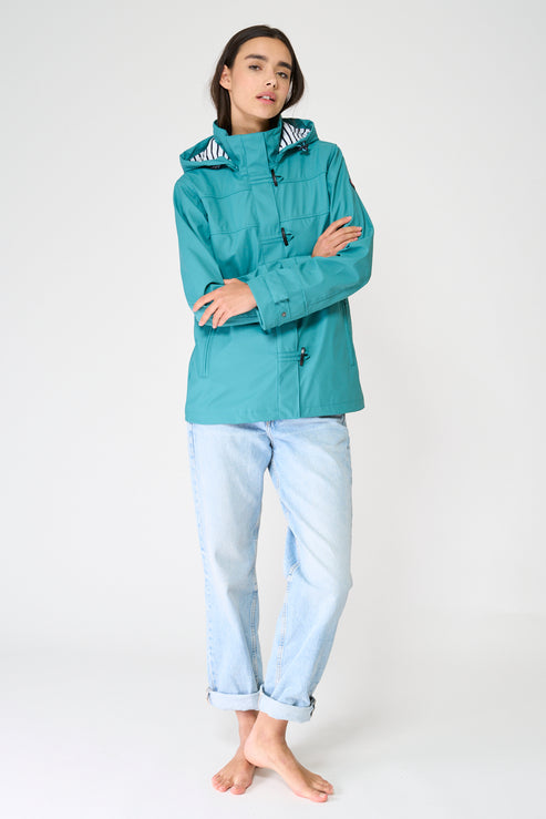 Ladies Rain Jacket - Teal