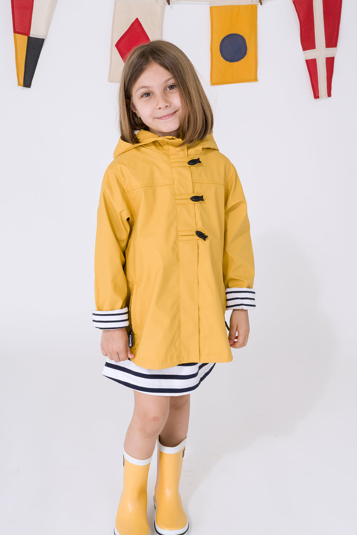 Girl's Sailor Raincoat