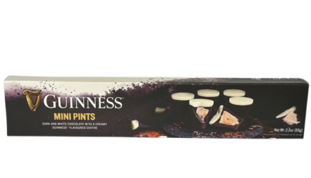 Guinness Dark & White Chocolate Mini Pints Sitck Pack 2.29oz
