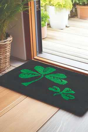 Shamrocks Door Mat