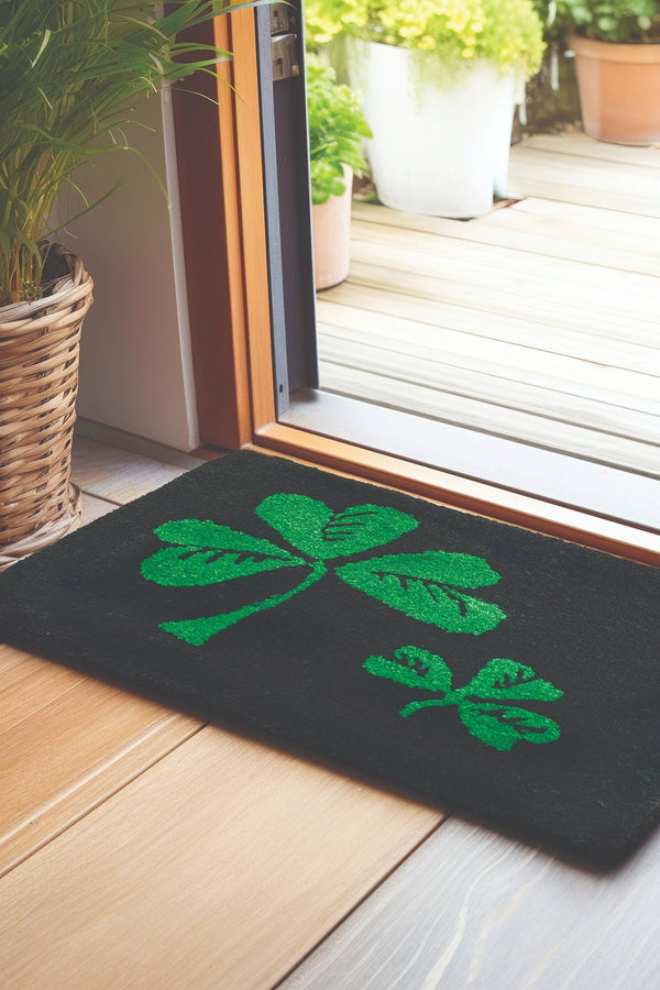 Shamrocks Door Mat