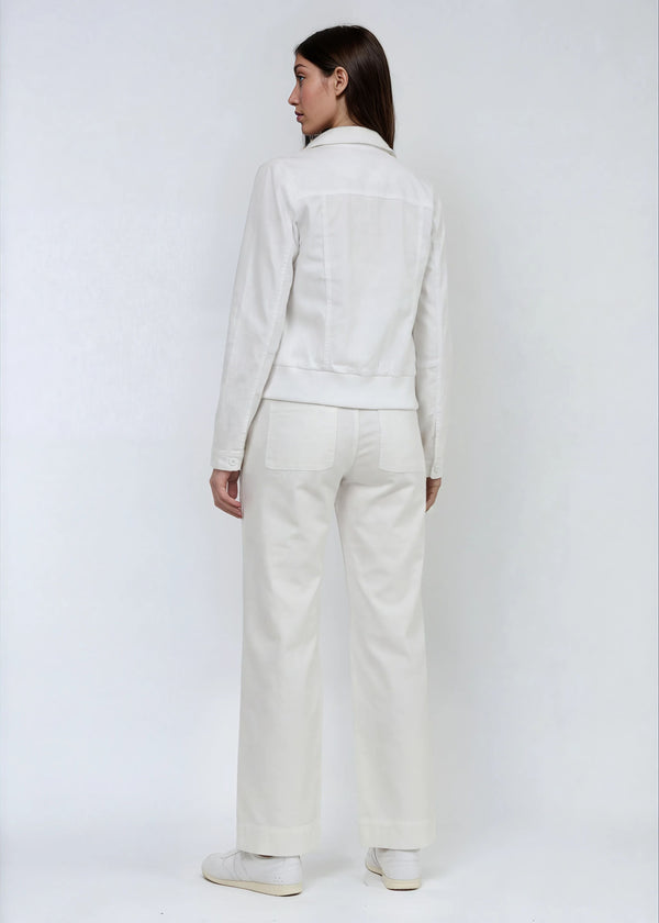 Allen Stretch Linen Wide Leg Pant