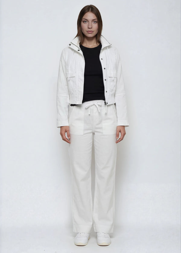 Allen Stretch Linen Wide Leg Pant