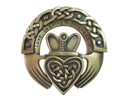 Claddagh Emblem Bronze Wall Art