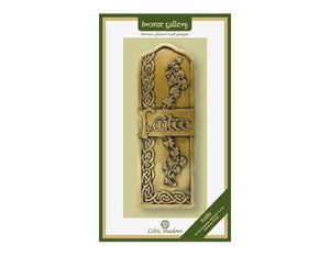 Failte w/ Shamrocks Bronze Wall Art