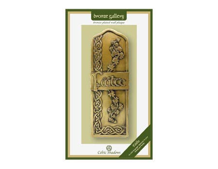 Failte w/ Shamrocks Bronze Wall Art