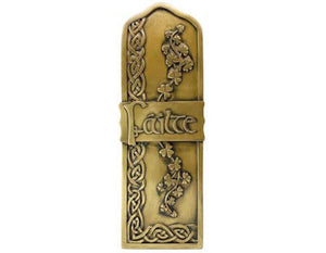 Failte w/ Shamrocks Bronze Wall Art