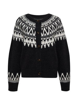 Fairisle Crewneck Cardigan