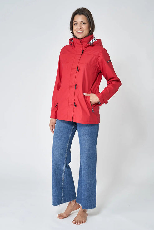Ladies Rain Jacket - Red