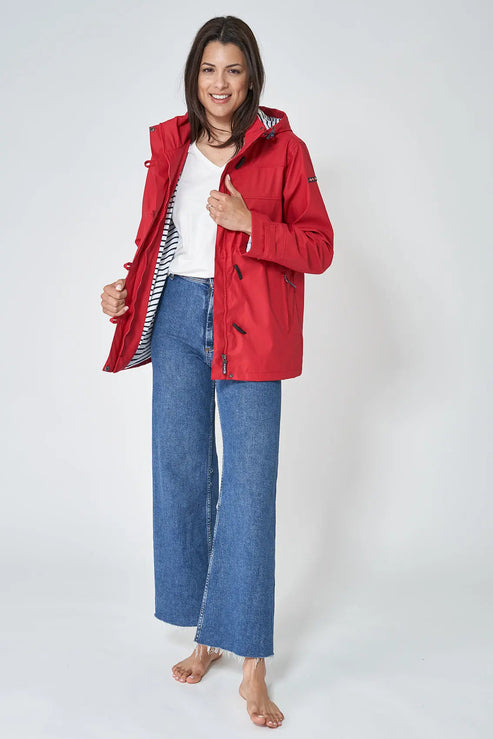 Ladies Rain Jacket - Red
