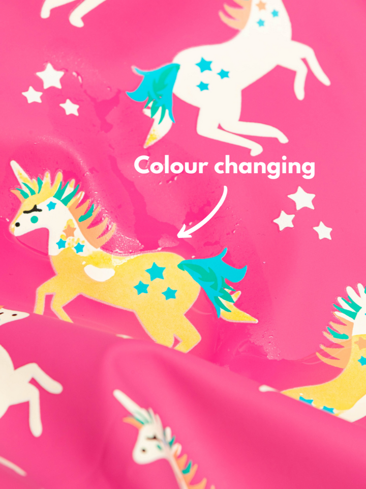 Flying Unicorn Raincoat - Changing Color