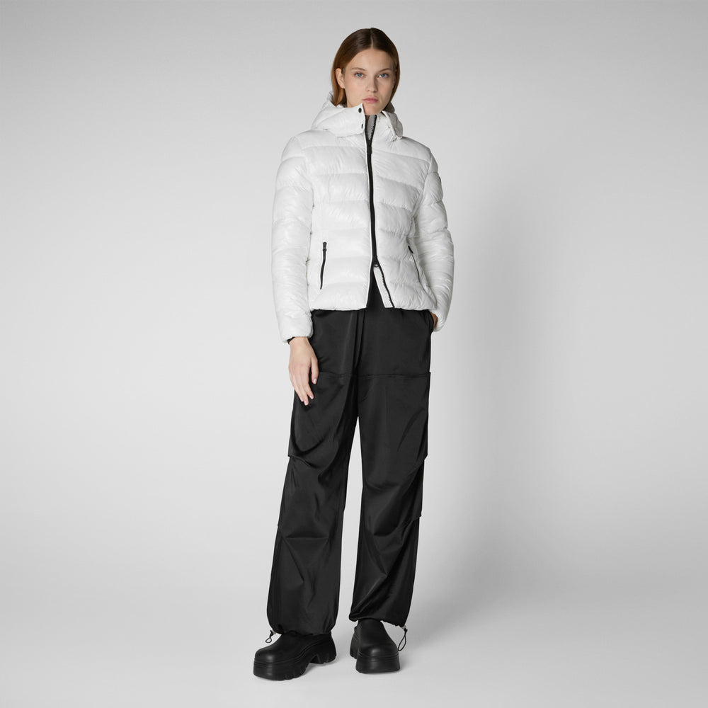 Cosmary Hooded Puffer Jacket - Off White