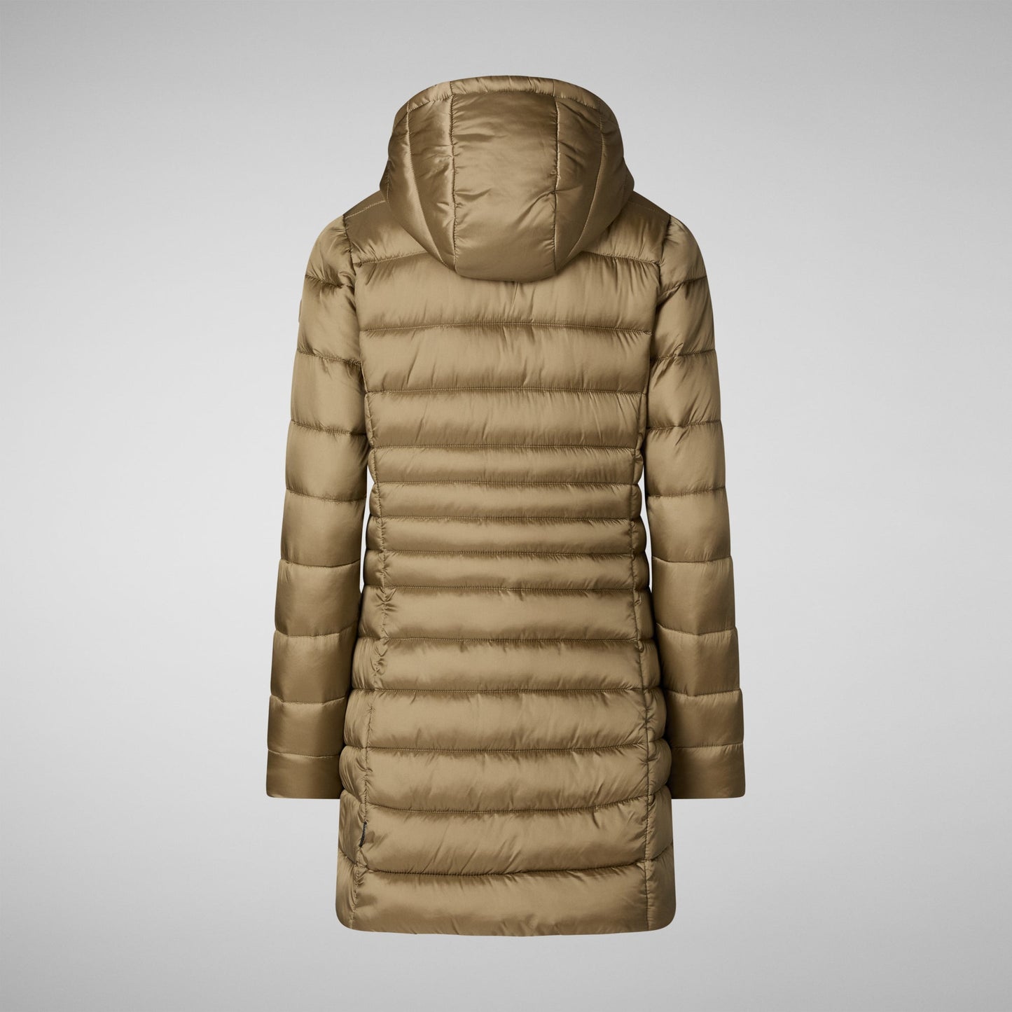 Reese Long Hooded Animal Free Puffer