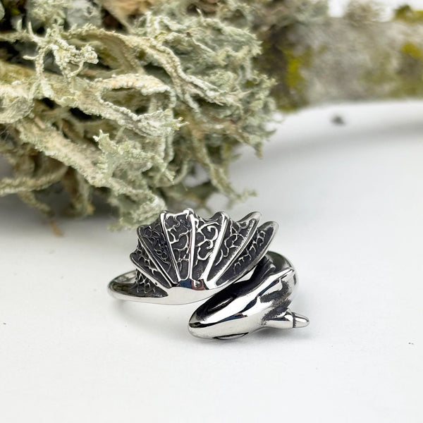 Sleeping Baby Dragon Ring
