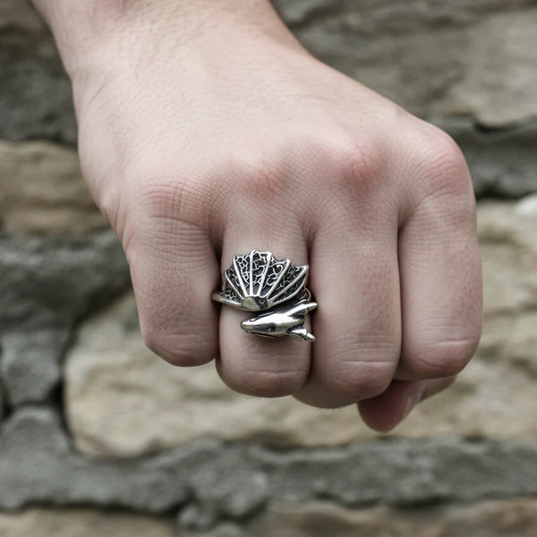 Sleeping Baby Dragon Ring