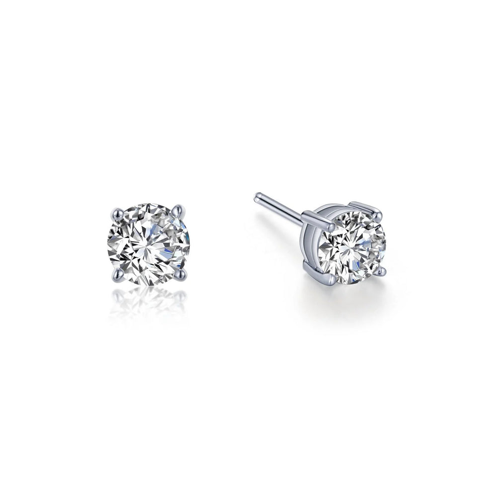 1 CTW 4 Prong Diamond Stud Earrings