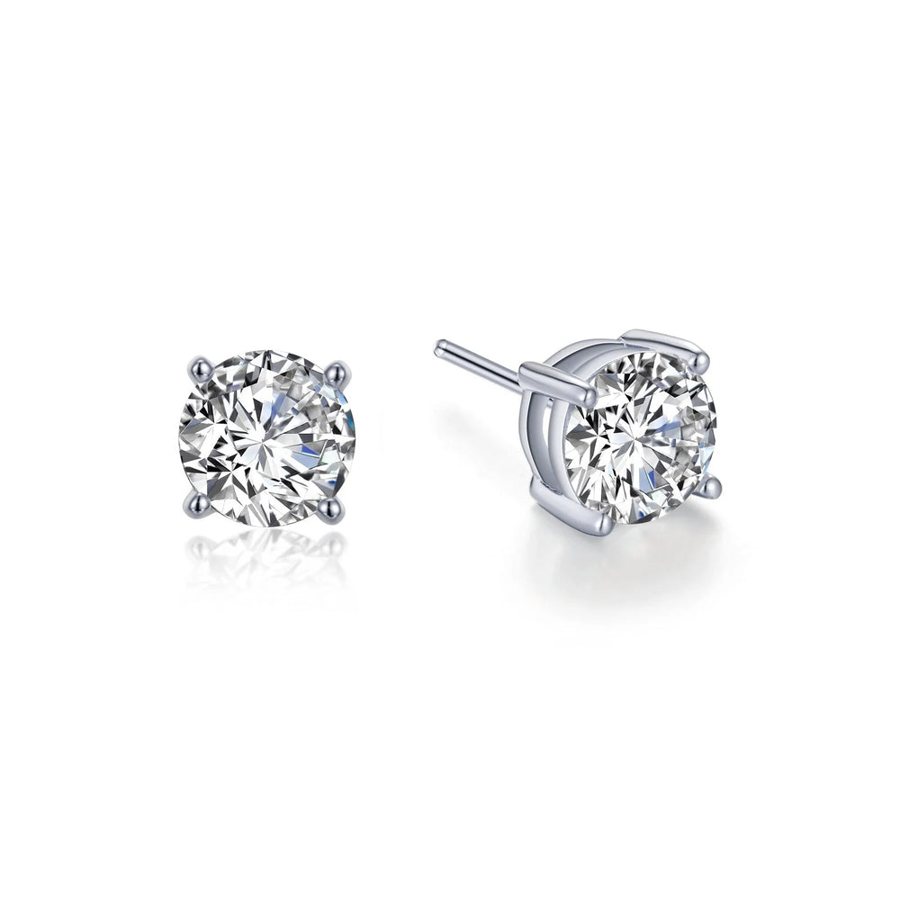 2 CTW 4 Prong Diamond Stud Earrings
