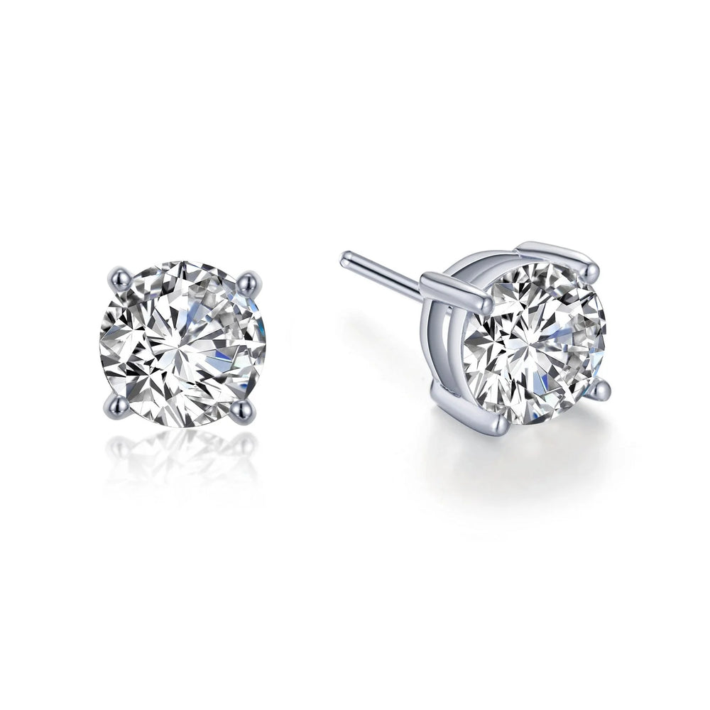3.0 CTW 4 Prong Diamond Stud Earrings