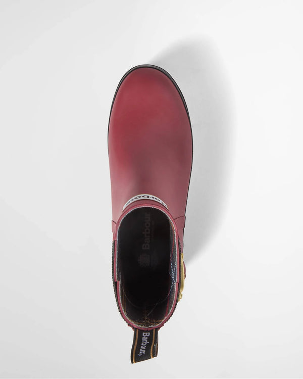 Barbour Hepburn Ankle Welly - Cranberry Red