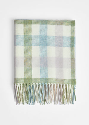 Foxford Pastel Check Baby Blanket