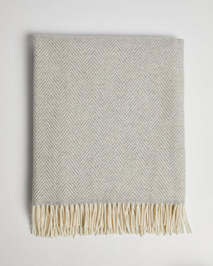 Foxford Clare Island Cashmere and Lambswool Throw