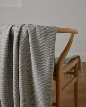 Foxford Clare Island Cashmere and Lambswool Throw