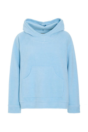 Fleece Pullover Hoodie - Baby Blue