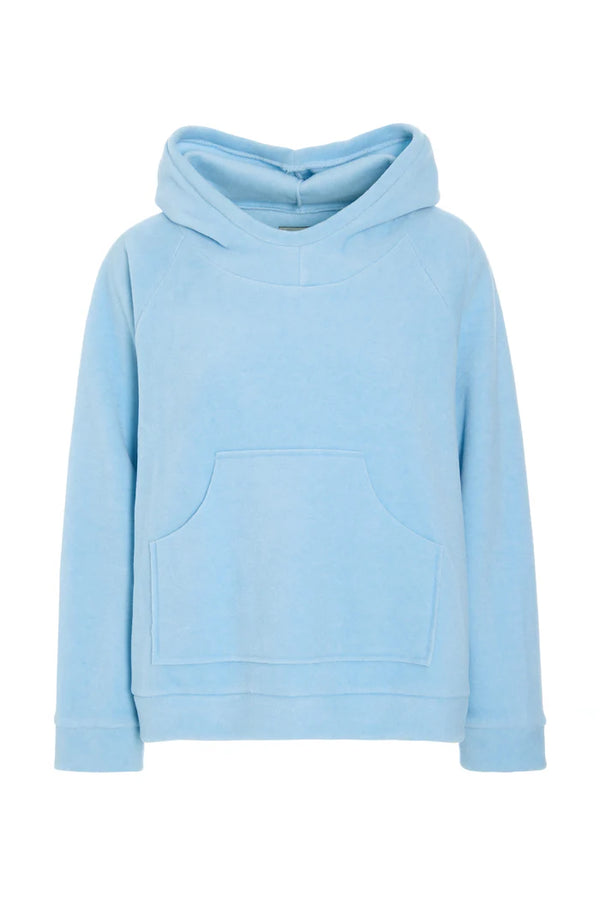 Fleece Pullover Hoodie - Baby Blue