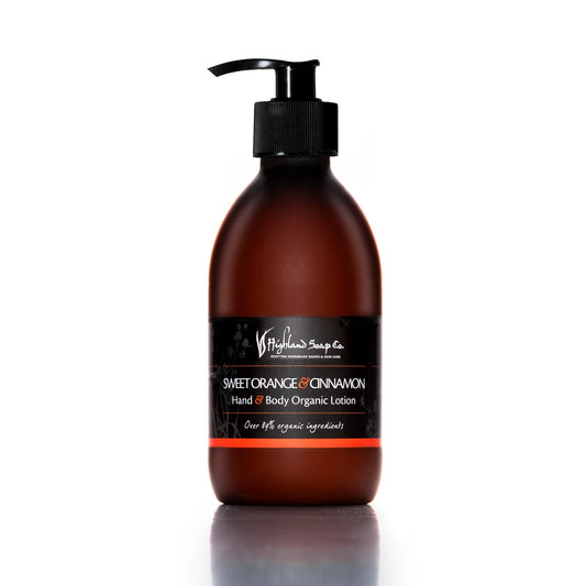 Sweet Orange & Cinnamon Organic Hand & Body Lotion 300ml