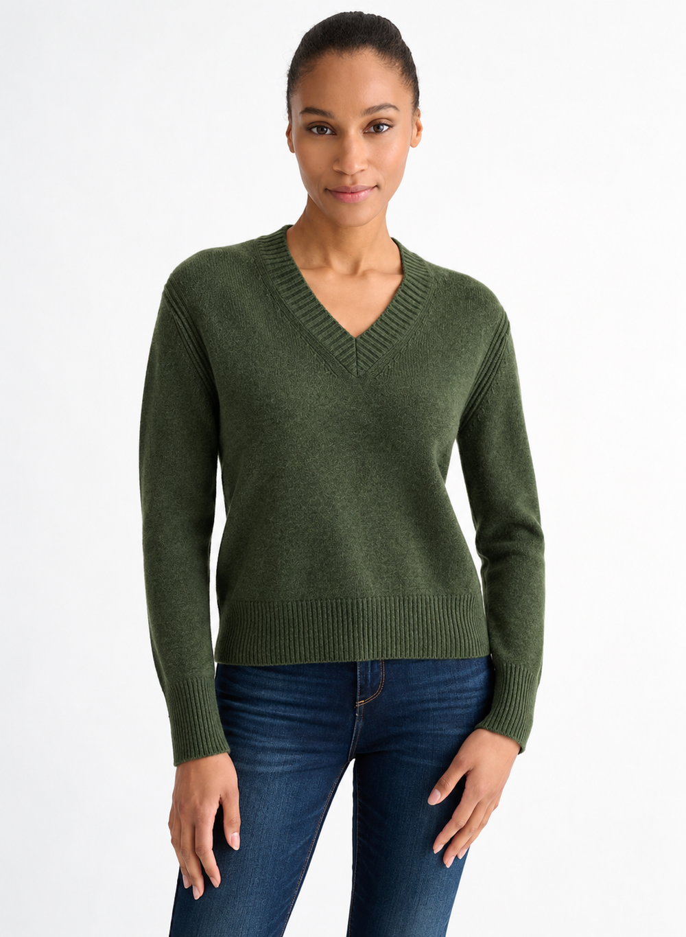 Lofty Vee Cashmere Sweater