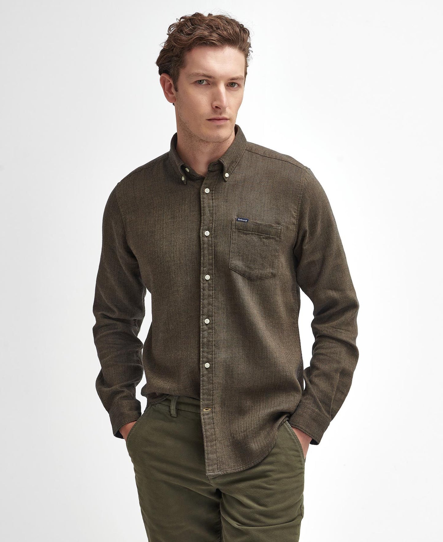 Barbour Buckley Tailored Herringbone Shirt