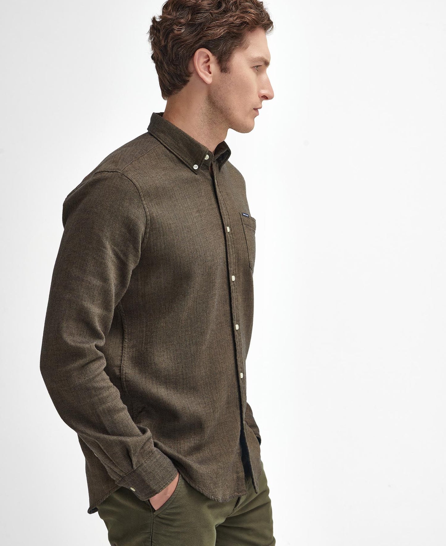 Barbour Buckley Tailored Herringbone Shirt