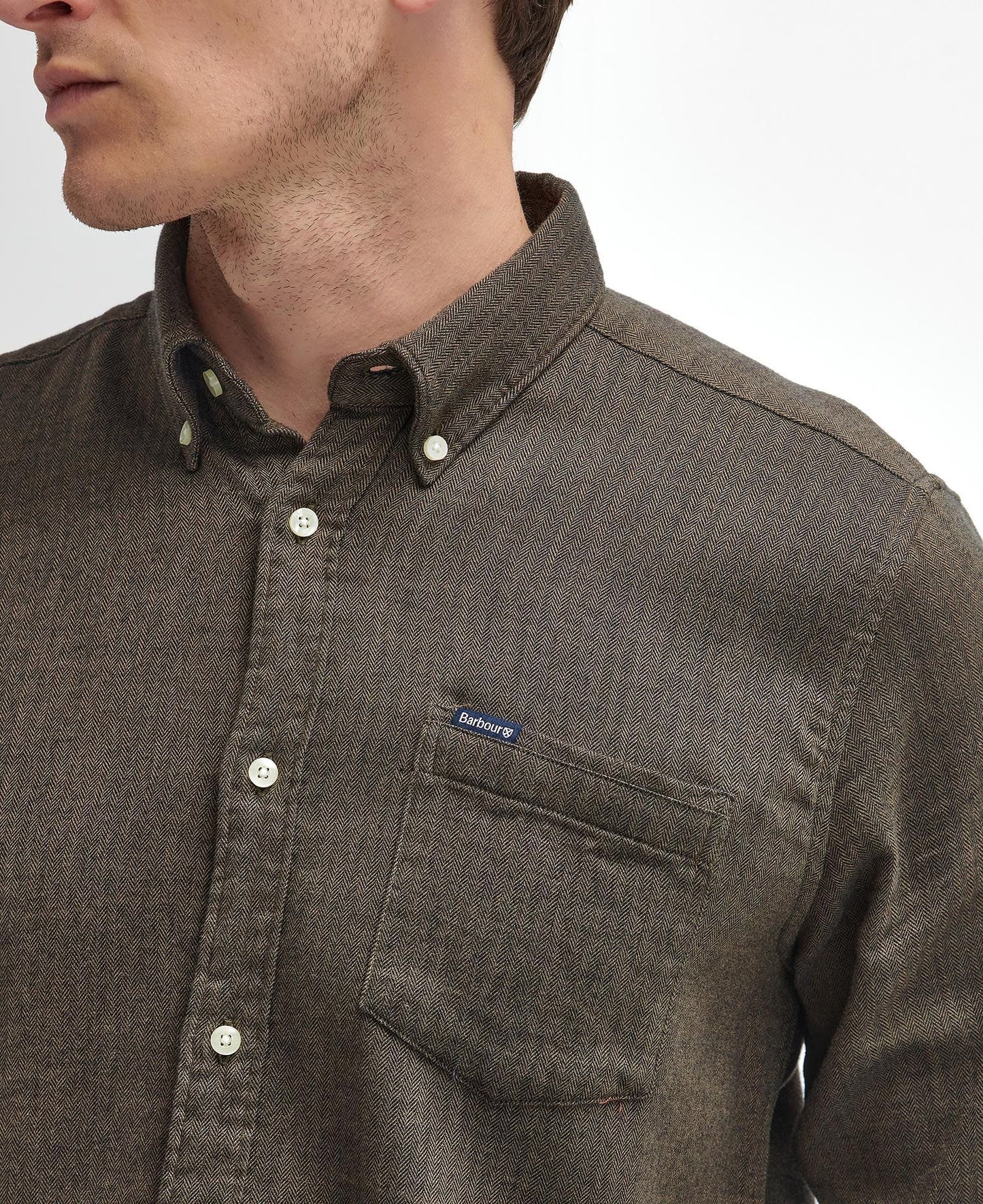 Barbour Buckley Tailored Herringbone Shirt