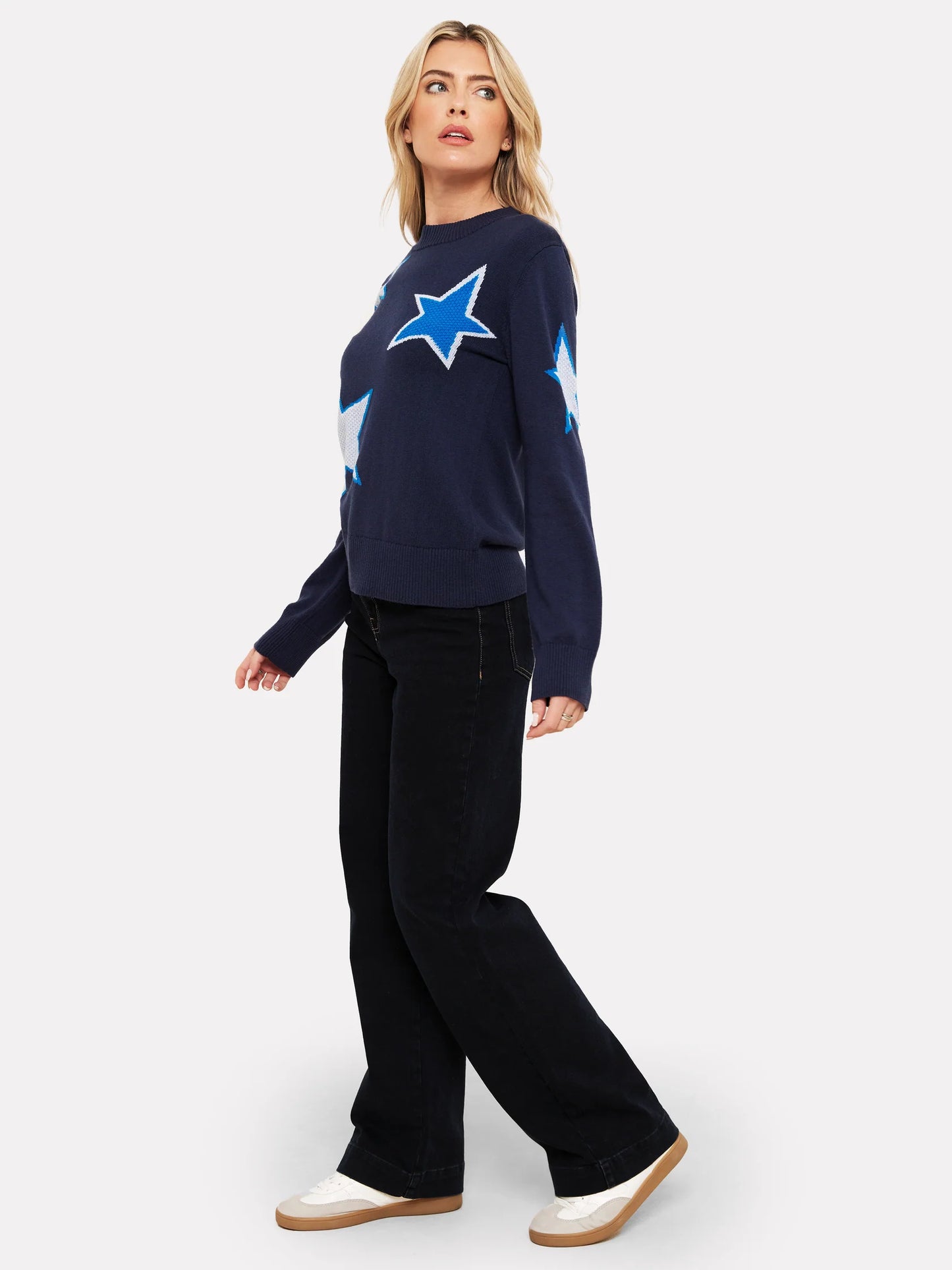 Sanna Star Crew Neck Sweater