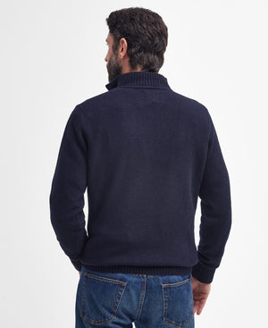 Barbour Nelson Half Zip - Navy