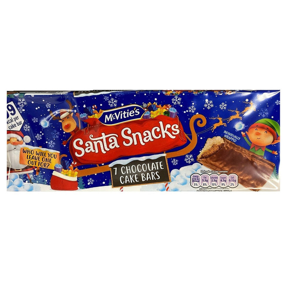 McVitie’s Santa Snacks Chocolate Cake Bars