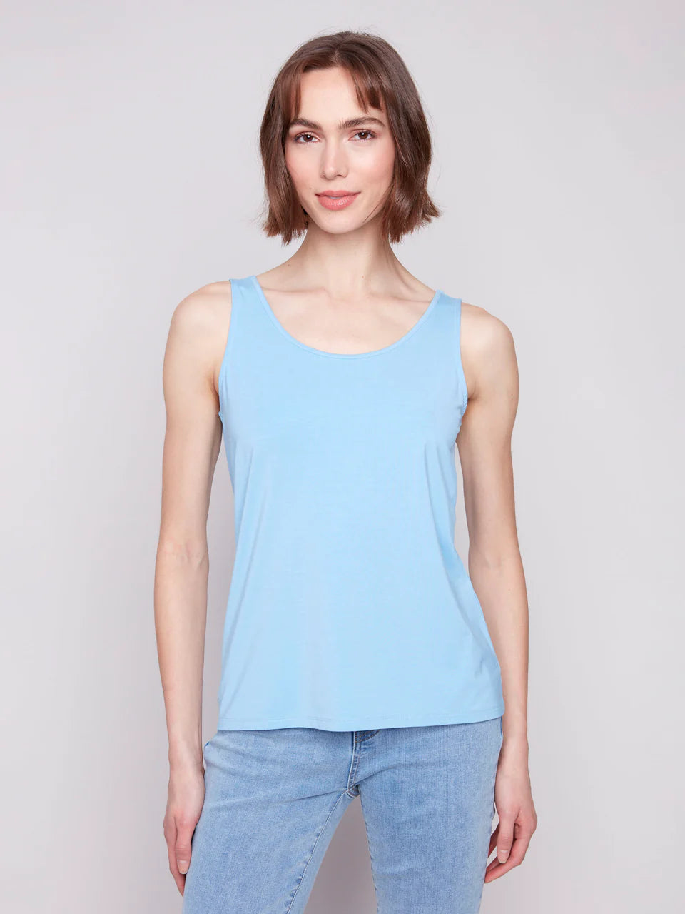 Reversible Bamboo Cami - Bluebell