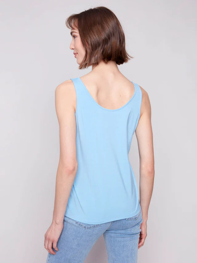 Reversible Bamboo Cami - Bluebell