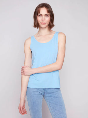 Reversible Bamboo Cami - Bluebell