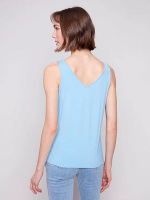 Reversible Bamboo Cami - Bluebell